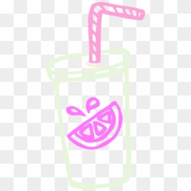Cup Straw Clipart - Logo Cup With Straw, HD Png Download - lemonade clipart png