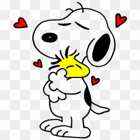 Snoopy Kisses Woodstock By Bradsnoopy97 - Transparent Background Snoopy ...