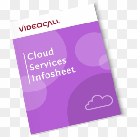 Videocall"s Cloud Services Infosheet - Graphic Design, HD Png Download - purple clouds png