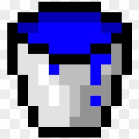 Minecraft Water Bucket, HD Png Download - water bucket png