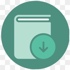 Icon Showing An Ebook Download - Circle, HD Png Download - ebook icon png