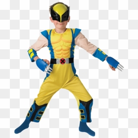 Child Wolverine Costume, HD Png Download - wolverine mask png