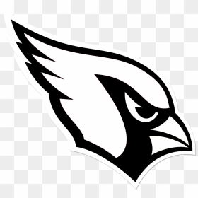 2017 Arizona Cardinals Season Nfl Philadelphia Eagles - Arizona Cardinals Logo Black And White, HD Png Download - eagles logo nfl png