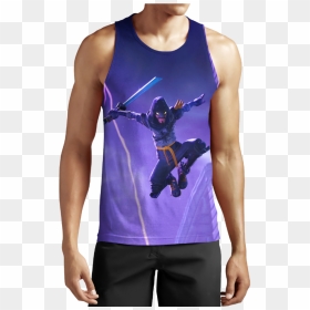 Fortnite Mythic Cloaked Star Ninja - Designer Sleeveless T Shirts, HD Png Download - ninja fortnite png