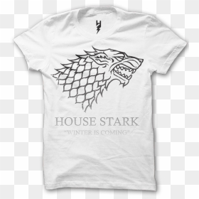 House Stark Of Winterfell Is One Of The Great Houses - Dire Wolf House Stark, HD Png Download - house stark png