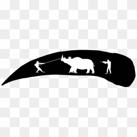 Animal Poaching Clipart Clip Library Library Why Is - Animal Poaching Black And White, HD Png Download - rhinoceros png