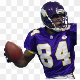 Randy Moss Lateral Behind The Back For Td - Randy Moss Vikings Png, Transparent Png - vikings helmet png