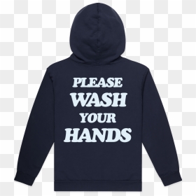 Talentless Navy Hoodie - Please Wash Your Hands Sweater, HD Png Download - khloe kardashian png