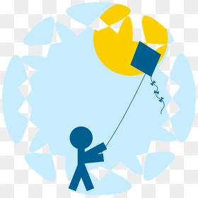 How To Set Use Child With A Kite Clipart , Png Download - Kite Silhouette, Transparent Png - kite clipart png