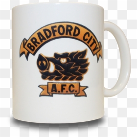 Bradford City Fc Home Wear Retro Boars Head Mug - Bronx Zoo, HD Png Download - boar's head logo png