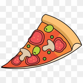 Free Cartoon Sliced Pizza Clip Art U0026middot Pizza12, HD Png Download - cartoon pizza png