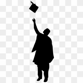 Graduation Silhouette Png - Graduate Silhouette Transparent Background, Png Download - barbie silhouette png