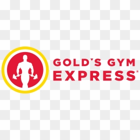 Transparent Golds Gym Logo Png - Gold's Gym Express Logo, Png Download - gold's gym logo png