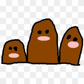 Cartoon, HD Png Download - dugtrio png