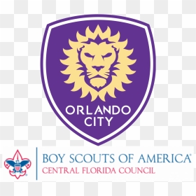 Orlando City Soccer Scout Night - Logo Orlando City Png, Transparent Png - orlando city logo png