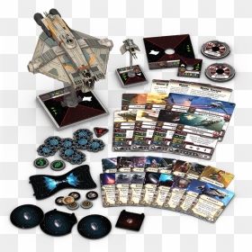 Swx39 Spread - Star Wars X Wing Ghost Card, HD Png Download - star wars x wing png
