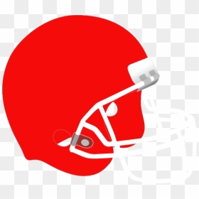 Red And White Football Helmet, HD Png Download - vikings helmet png