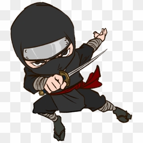 Japanese Ninja Clipart 7 Image - Chibi Ninja Png, Transparent Png - ninja fortnite png