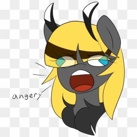 Codras, Bust, Faic, Mothpony, Oc, Oc - Cartoon, HD Png Download - angery png