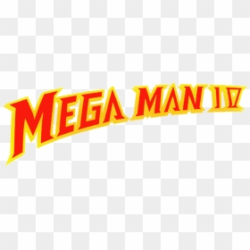 Mega Man 4 Logo Transparent, HD Png Download - mega man logo png