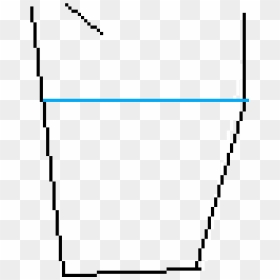Water In A Bucket - Pixel Art, HD Png Download - water bucket png