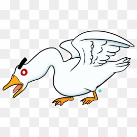 Angry Goose - Cartoon, HD Png Download - angery png