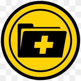 Folder With Health Symbol Icon - Awesome Face, HD Png Download - appalachian state logo png