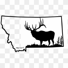Montana Clip Art, HD Png Download - montana outline png