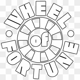 Wheel Of Fortune Logo White, HD Png Download - wheel of fortune logo png
