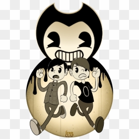 “dan And Phil Should Play - Bendy And The Ink Machine Stickers, HD Png Download - bendy and the ink machine logo png