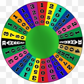 File - Wheeloffortune2 - Wheel Of Fortune Wheel Template, HD Png Download - wheel of fortune logo png