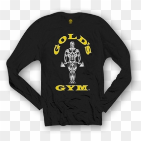 Sweater, HD Png Download - gold's gym logo png