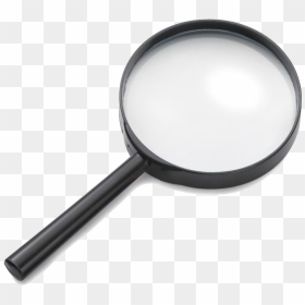 Schema Annoté De La Loupe À Main, HD Png Download - white magnifying glass png