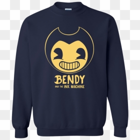 Bendy And The Ink Machine Batim Shirt, Hoodie, Tank - Stranger Things Christmas Lights Sweater, HD Png Download - bendy and the ink machine logo png