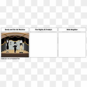 Cartoon, HD Png Download - bendy and the ink machine logo png