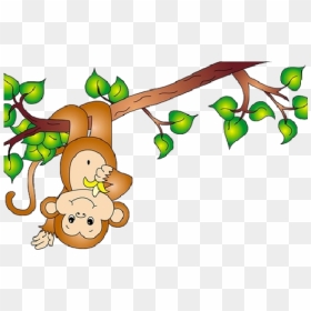 Jungle Monkey Cliparts - Jungle Monkey Clipart, HD Png Download - monkey clipart png