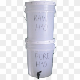 Homemade Bucket Water Filter And Purifier - Water Purifier Homemade Model, HD Png Download - water bucket png
