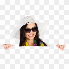 Girl, HD Png Download - blank hat png