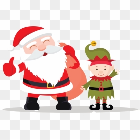 Noel E Noelito - Father Christmas And Reindeer, HD Png Download - papai noel png
