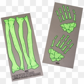 Gid Skeleton Hands Tattoo, , Large - Asparagus, HD Png Download - skeleton hands png
