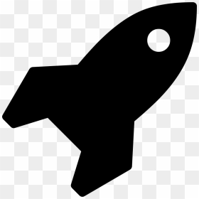 Rocket Silhouette Png - Rocket Ship Silhouette, Transparent Png - ship icon png
