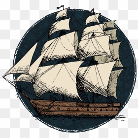 Full Rigged Pinnace, HD Png Download - ship icon png