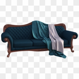 Couch, HD Png Download - blankets png