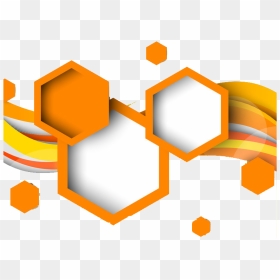 Orange Hexagon Png - Shapes Png, Transparent Png - wave shape png