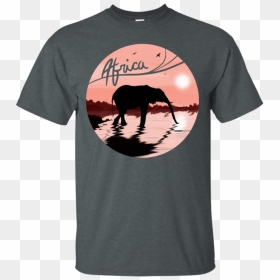 Africa Silhouette Png - T-shirt, Transparent Png - africa silhouette png