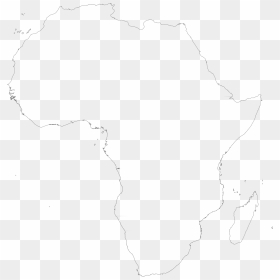 White Africa Map No Background, HD Png Download - africa silhouette png
