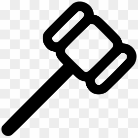 Png File Svg - Cartoon Gavel Transparent Background, Png Download - legal icon png