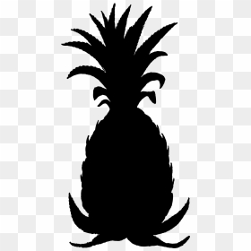 Pineapple, HD Png Download - black and white pineapple png