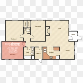 House Plan 3 Bedroom With Garage, HD Png Download - bale png