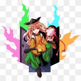 D Alphes Bangs Black Footwear Blonde Hair Blue Fire - Okina Matara, HD Png Download - hair with bangs png